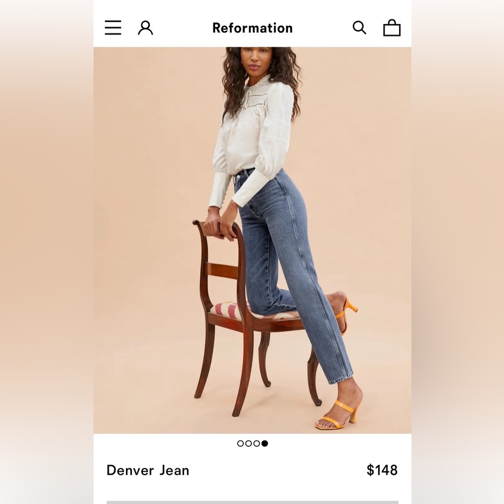 Women’s Reformation Straight Leg Jeans